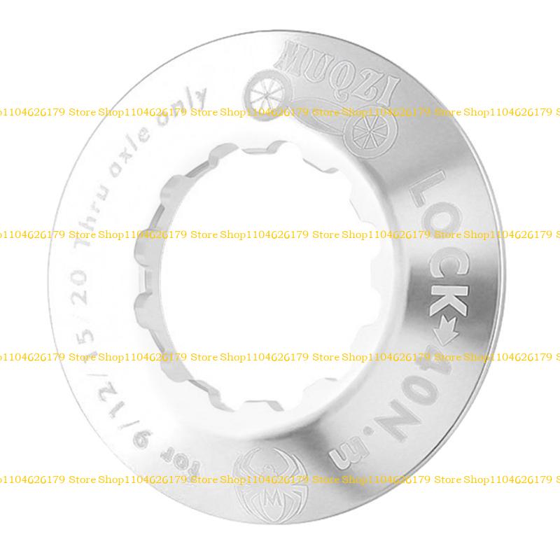 A1A2 9/12/15/20mm Bike Disc Brake Hubs Rotor Lockring Bike Centerlock Lock Lockring Rings Cover Bike Brake Rotor, Disc Center