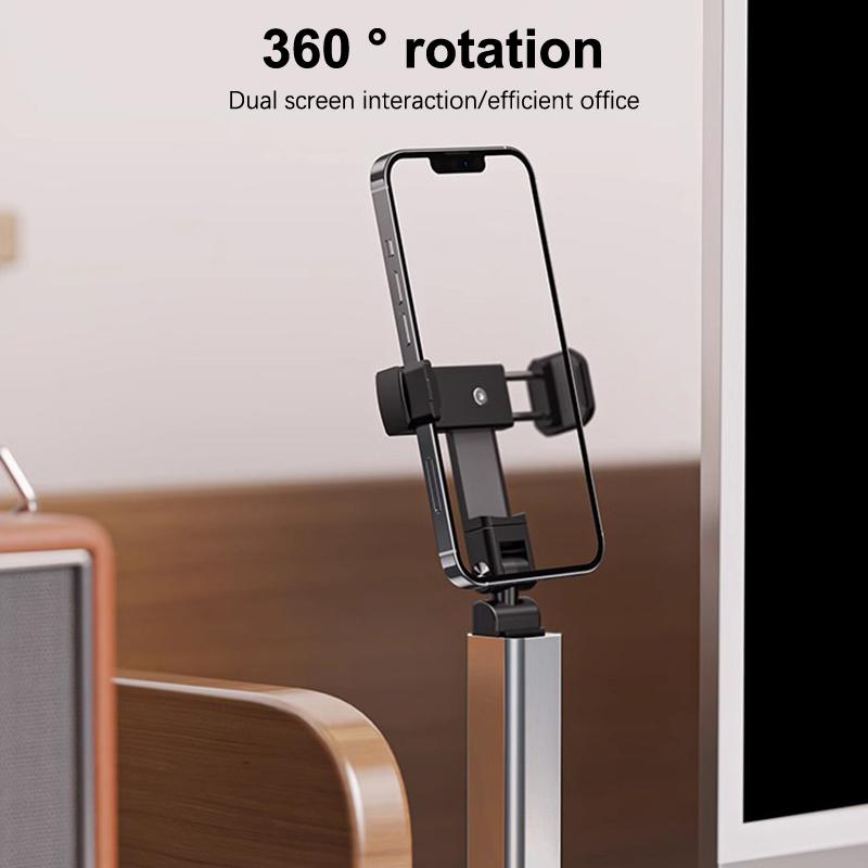 Portable Travel Phone Holder Desk Foldable Mount Airplane Train Seat Car Selfie Bracket Adjustable Rotatable Phone Holding Stand