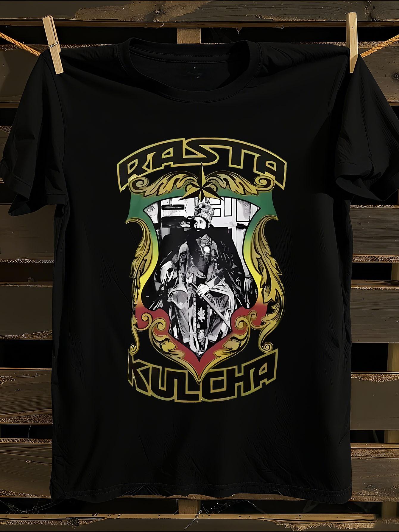 Emperor Selassie I Inspired Ethiopian Heritage Tshirt L