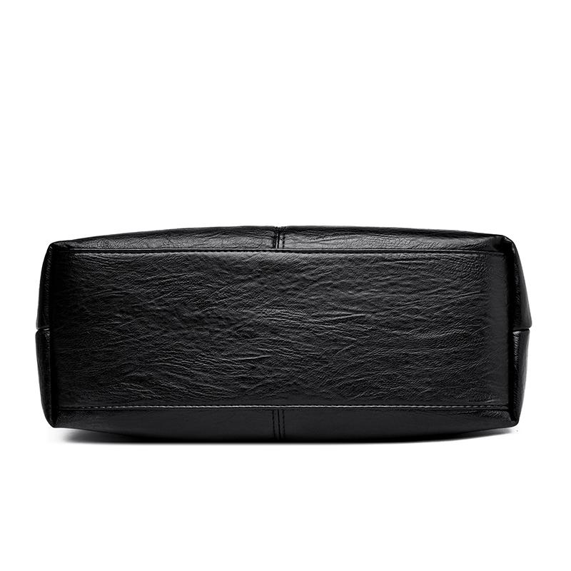 Women's Shoulder Bag Large Capacity Mother Bag Soft Leather Handbag with Coin Purse Crossbody Bag for Women