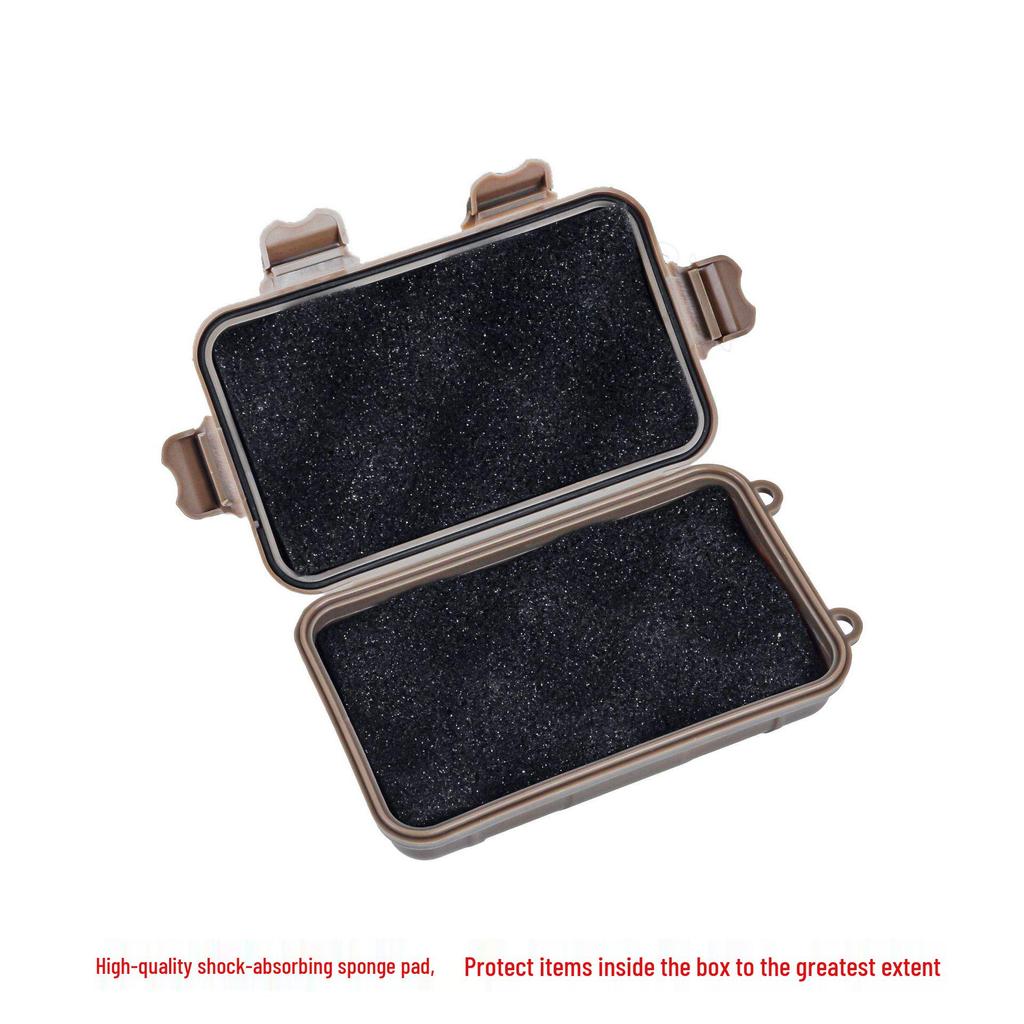 Compact EDC Outdoor Waterproof, Shockproof, Pressure-Resistant Survival Kit Box