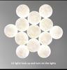 Bedroom Chandelier Nordic Lighting Modern Minimalist Creative Moon Bubble Lamp Living Room Dining Room Children's Room Planet Lighting