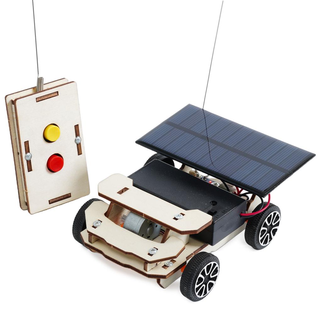 DIY Remote Solar Car Model Technologia Science Toys Physical Experimental Tool STEM Kit Learning Educational Kids Teaching Aid