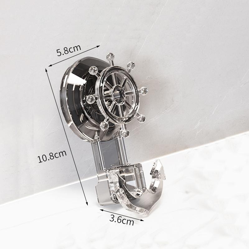 Starker Saugknopf Wandkleber Langlebiger Zuverlässiger Saugknopfhaken Wiederverwendbarer Badezimmerwand Starker Hängehaken Handtuchhalter