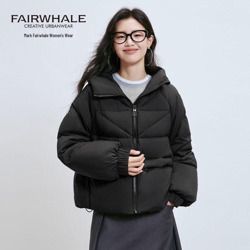 Mark Fairwhale Women s Hooded Short Puffer Down Jacket S