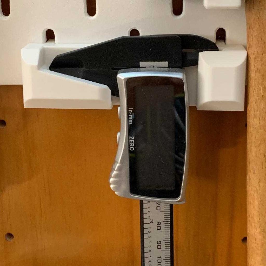 Pegboard Caliper Holder Digital Vernier Caliper Storage Rack Garage Workbench Tool Organizer