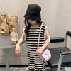 Trendy Korean Style Mini Shoulder Bag For Kids Stylish Pu Crossbody Accessory Black Pink Purple White