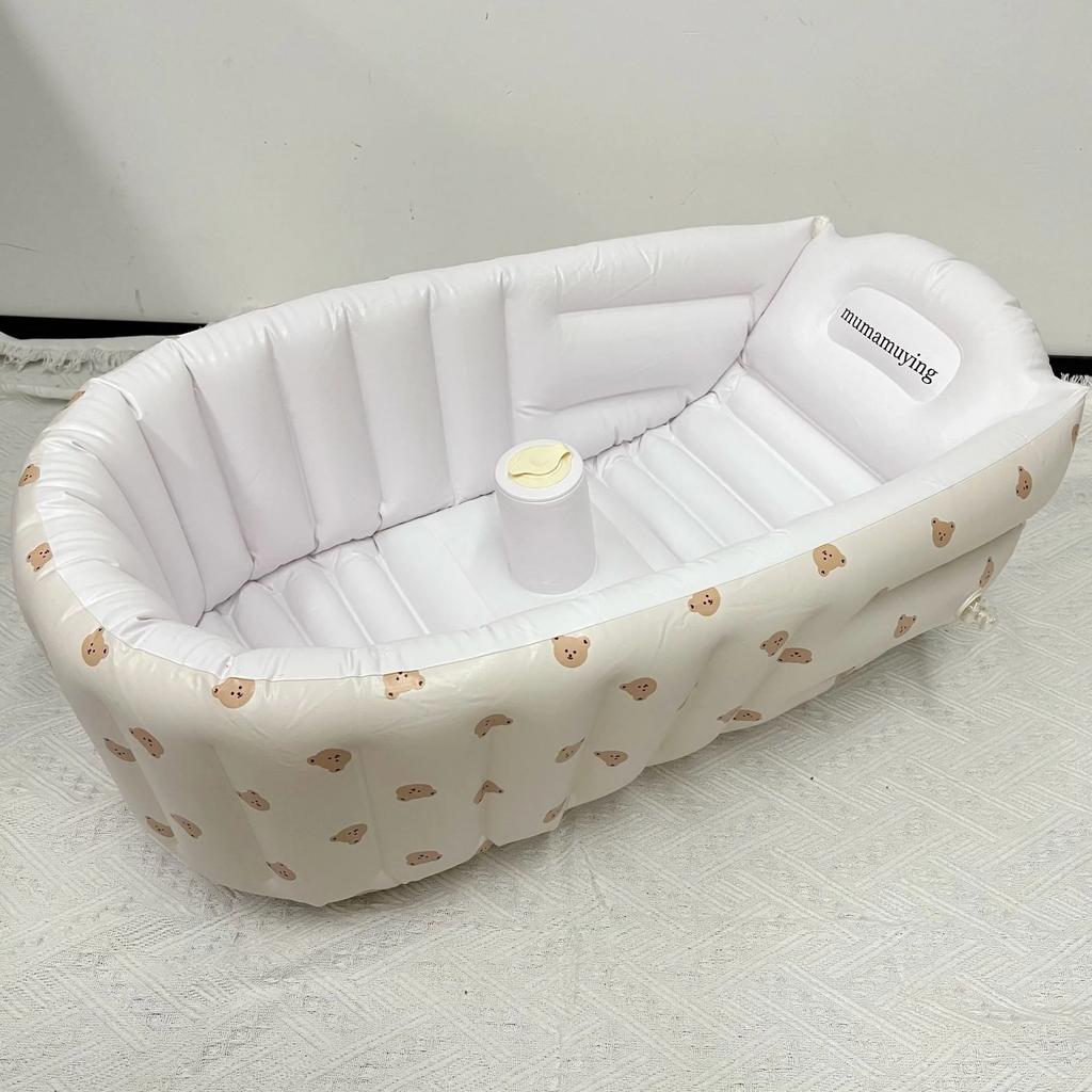 Eco - friendly Material Baby Inflatable Bath Tub, Safe, Comfortable and Odorless