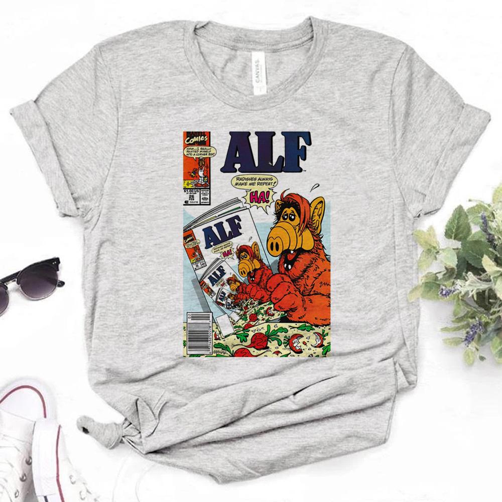 Alf tshirt women designer tshirt girl anime clothing