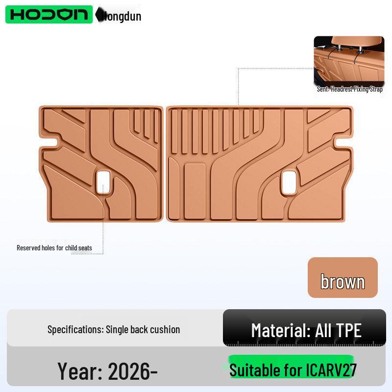 iCAR V27 TPE Trunk Mat for Chery: Interior Decorative Floor Mats Version 2026