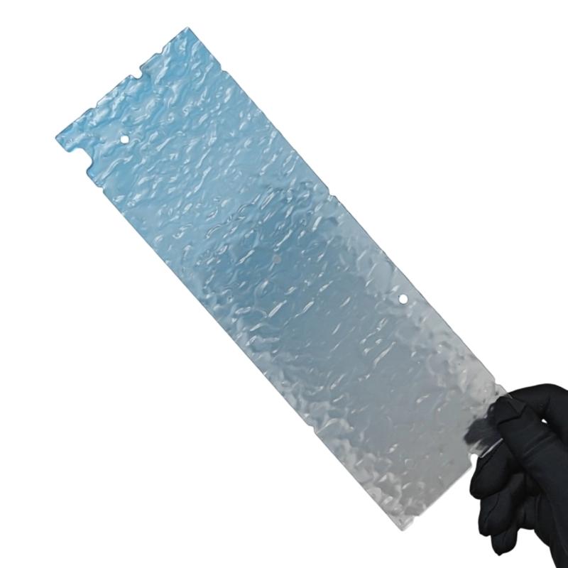 Hollow Shell with Water Ripples Design Flat Panel Light Plate for H60 Mechanical Keyboards