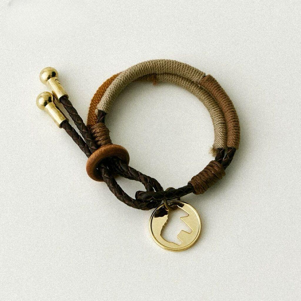 

Брелок-скульптура в виде монеты Троянский конь, плетеный вручную, простой высококачественный браслет из слоновой кости с фруктами