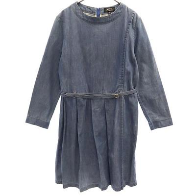 Langarm Denim Einteiler S blau Damen Gebraucht