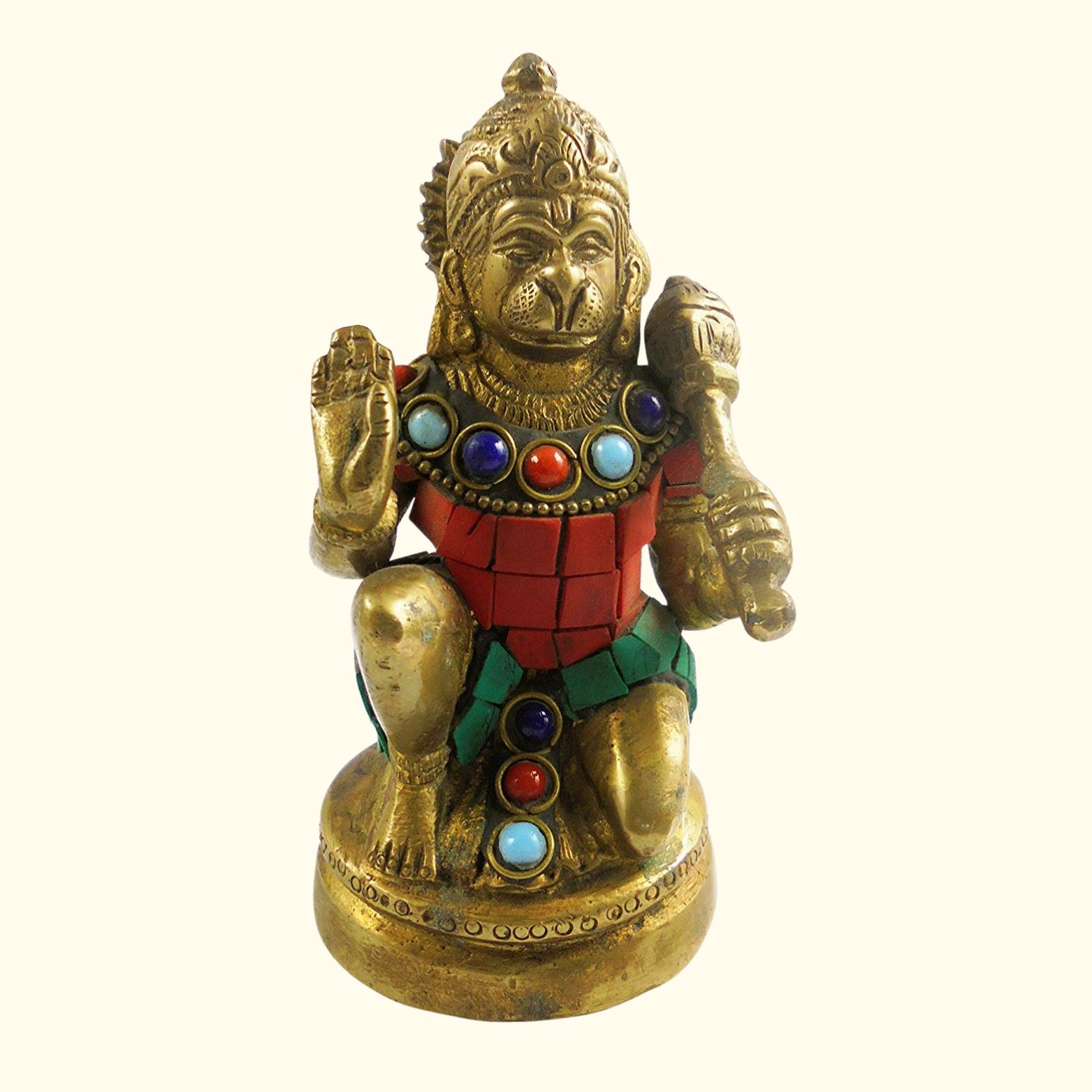 Латунные статуэтки Господа Санкат Мочан Ханумана Джи, Статуя Баджранг Бали Ханумана Джи