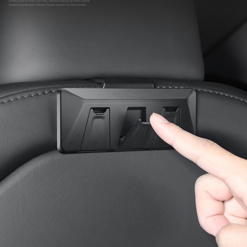 Collapsible Vehicle Hook Invisible Glove Box Mounting Solution Strong ABS Plastic Small Size Storage Hook for Car