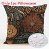 Polyester Waterproof Pillow Cover With Floral Pattern For Living Room Decor