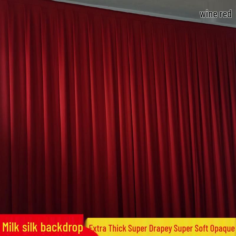 Milk Silk Wedding Drape Backdrop Fabric