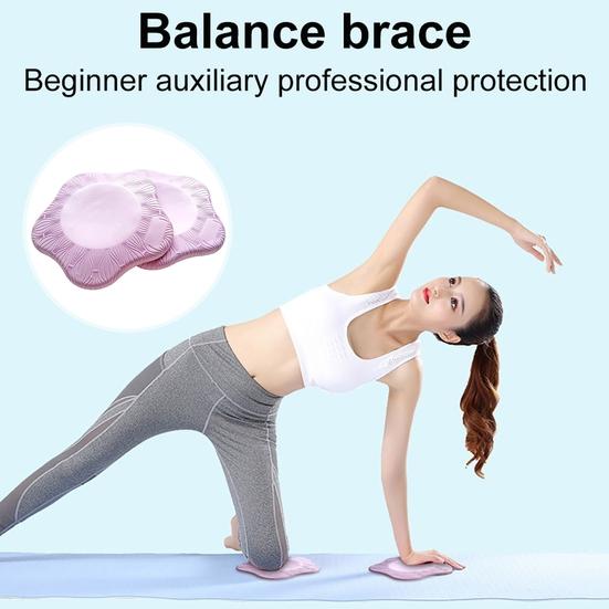 

1 пара наколенников для йоги, очень толстый, нескользящий дизайн, эргономичная форма, многоразовые, не выцветающие, из сверхтонкого волокна, поддерживающие наколенники для йоги, налокотники