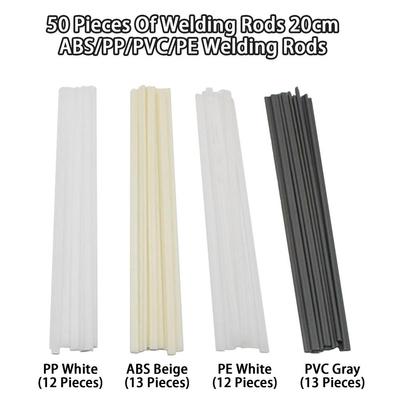 Kunststoffschweißstäbe 200 mm Länge ABS/PP/PVC/PE Schweißstäbe 20*0,5*0,5 cm für Kunststoffschweißgerät 50 Stück Schweißstäbe