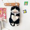 Ragdoll Cat Backpack Simulation Cat Doll Bag Sounding Kitten Doll Plush Toy Children and Girls Gift