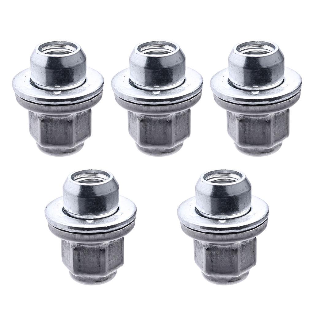 5pcs M12x1.5 Wheel Lug Nuts C2C35294 C2C35294010 For Jaguar S-Type X-Type F-Type XE XF XFR XJ