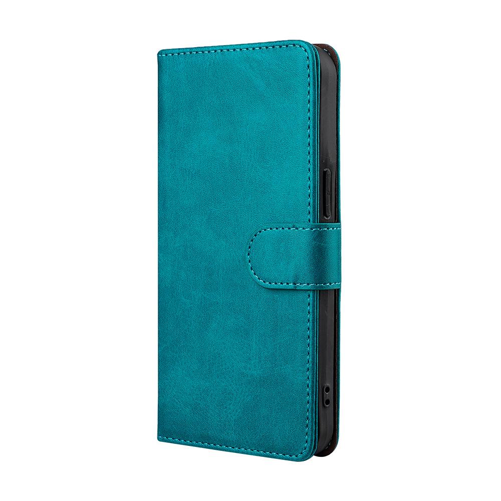 

Samsung A03s, A11, A41, A21S Leather Flip Phone Case with Card Slot - Simple Business Design Samsung A10 светло-синий