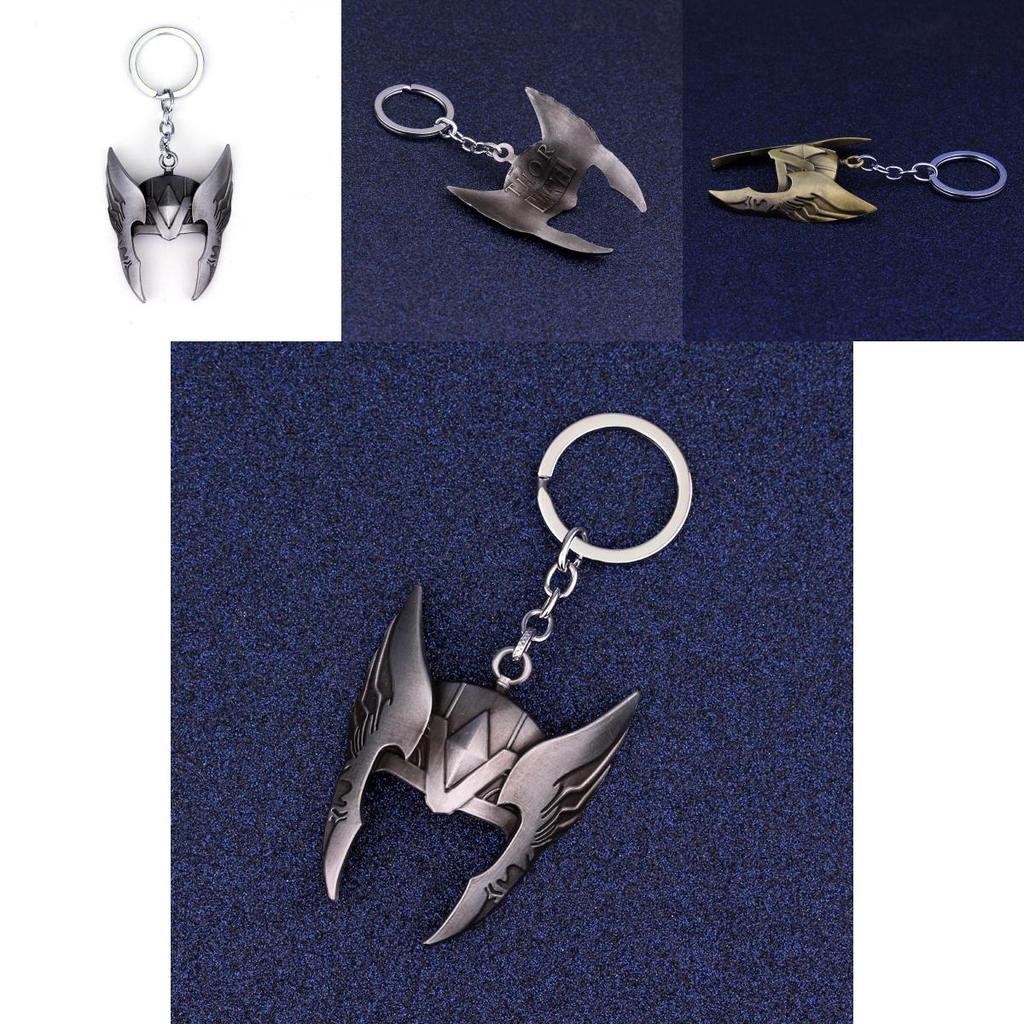 Premium Avengers Thor Mask Alloy Key Chains Keyfob Keyring Gifts Collectible For Fans