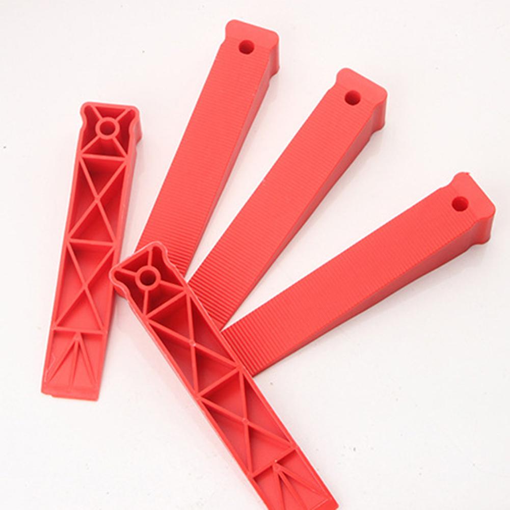 6pcs Leveling Position Wedges Shims Anti Slip Texture Plastic Wedge Set Installer Cushion Block Adjustment Tool for Door Window