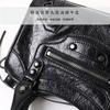 2025 Nuova Borsa a Mano Morbida in Pelle con Borchie Retro Versatile per Moto Stile Ragazza Dolce Cool Piccante Borsa a Spalla Singola Crossbody
