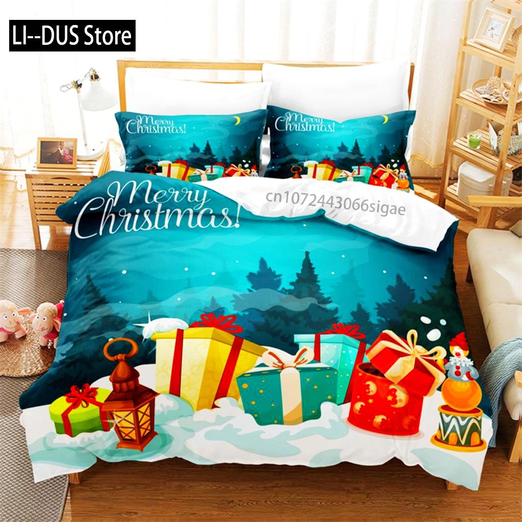 Christmas Gifts Bedding Set Duvet Cover Set 3d Bedding Digital Printing Queen Size Bedding Set Fashion Design