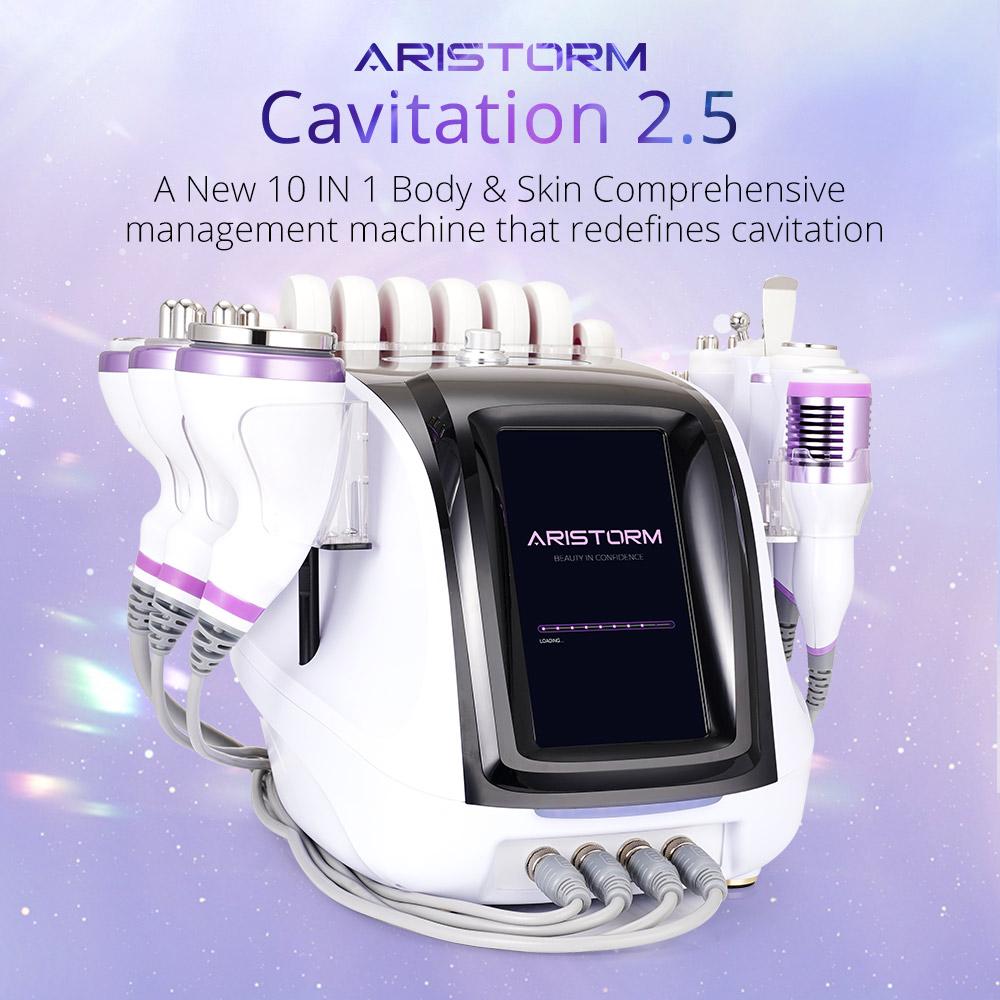 Ultrasonic 40K Cavitation RF Vacuum Weight Loss Photon Microcurrent Laser Shaping Machine