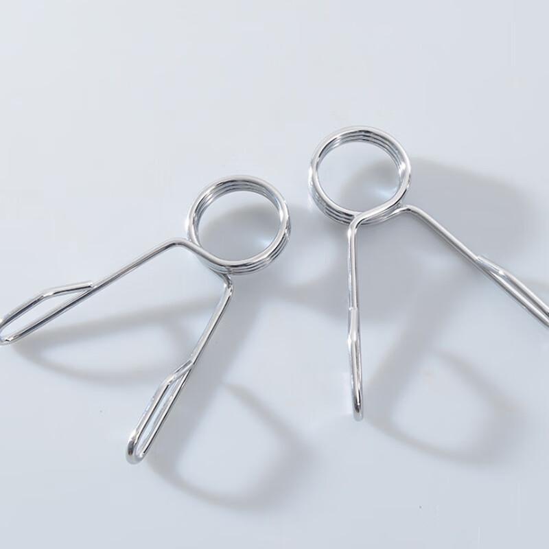 Fitness Olympic Barbell Spring Collar Clip