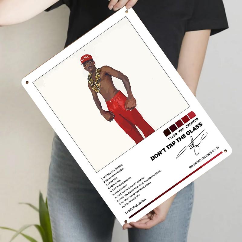 

Tyler The Creator Dont Tap The Glass Album Cover Metal Poster Wall Art Home Decor 20x30cm（7.8x11.8inch）