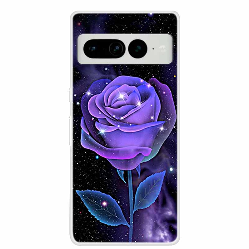 For Google Pixel 7 Pro Case Luxury Silicone TPU Soft Back Cover Phone Case For Google Pixel7 Pro Coque Audio Shockproof Funda