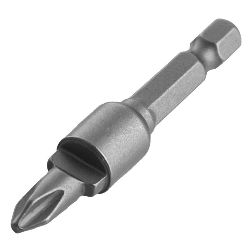2 PCS Accessories Steel Special Batch Head Assemble Solidly Screwdriver Bit Parts 6.35MM a-buckle Connector Bench Drill