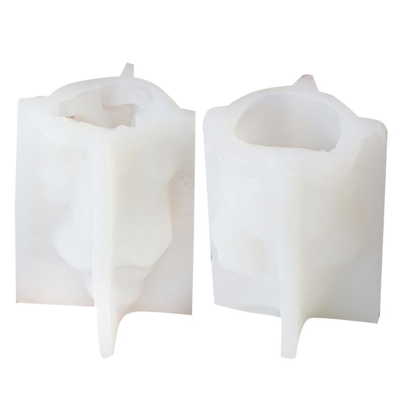 Delicate Candle Mould Silicone Mould Candle Making Reusable Candle Cute Epoxy Mould Castings Molds Silicone Mould