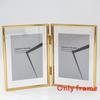 7 And 5 Inch Double Sided Transparent Fold Dual Photo Frame For Home Decor