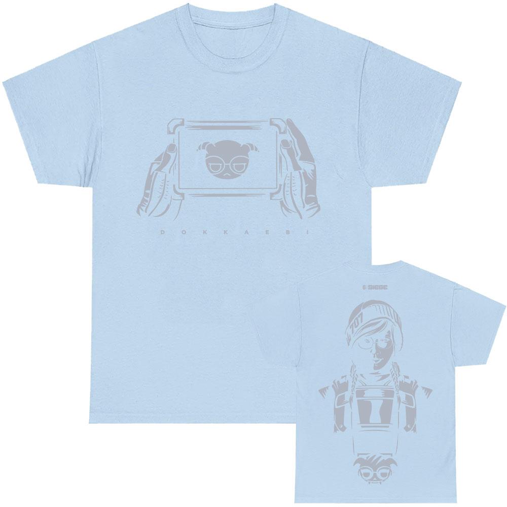 Rainbow6 Six Siege Dokkaebi Tshirt Unisex Streetwear Short Sleeve Cotton UnisexWomen Tshirt Hot Game Graphic Printing Merch Tees