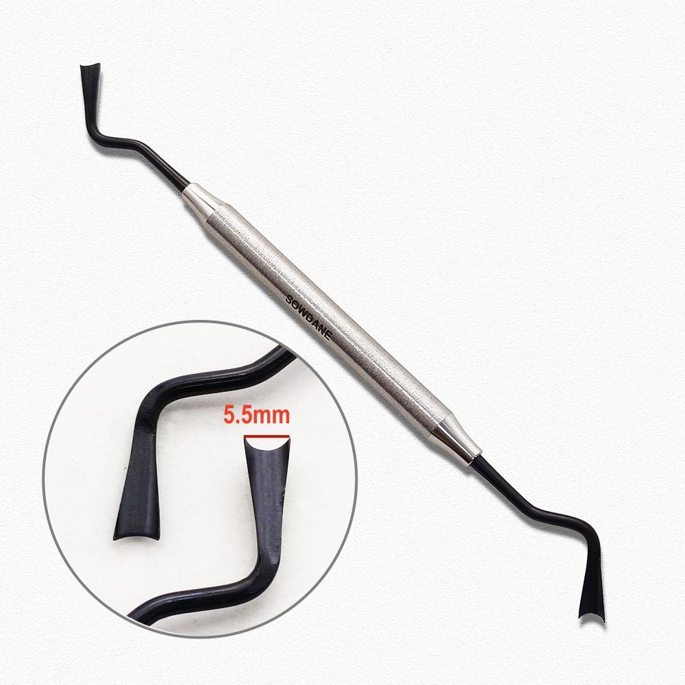 1 Pc or 2 Pcs or 3 Pcs Titanium Dental Implant Gingival Retraction Dental Gum Separator Isolation Surgical Tool Gingival Retractor Double Ends