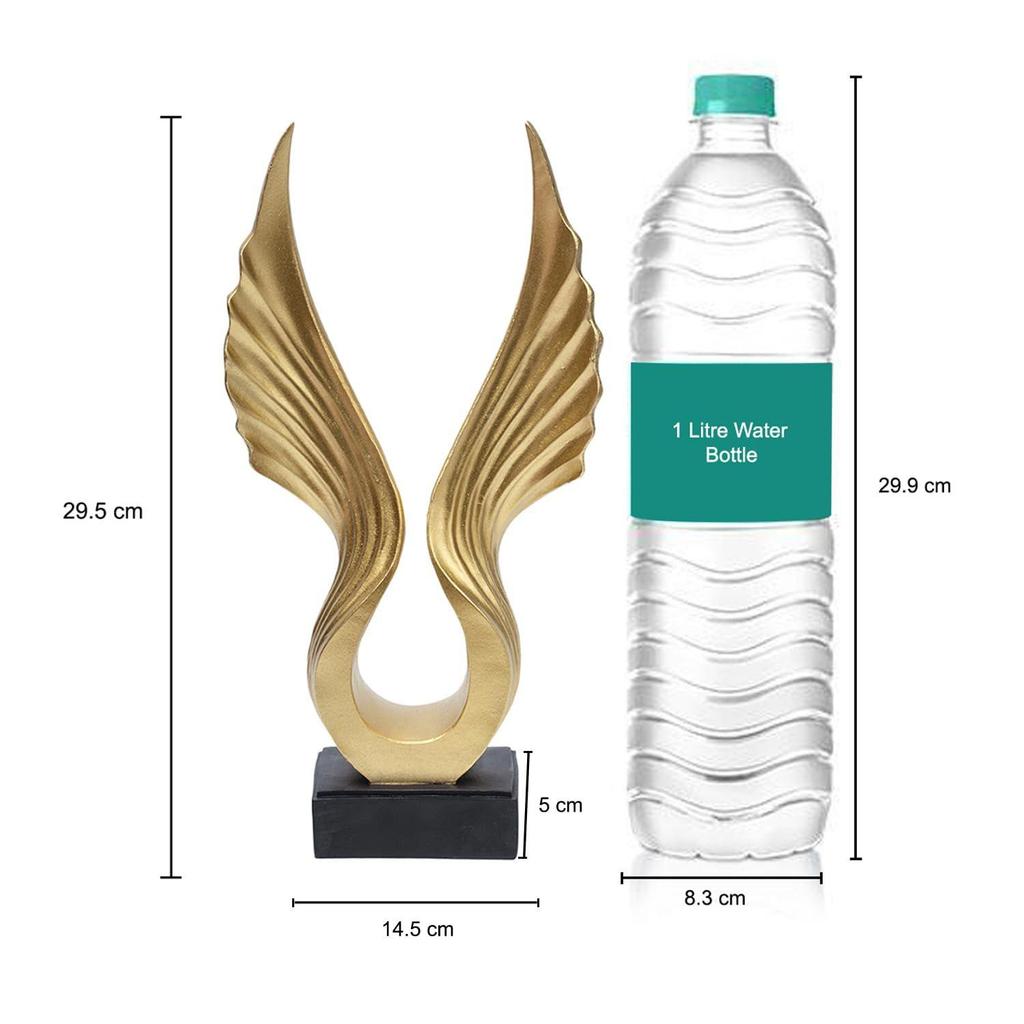 Decorative Wings Statue for Home & Office Décor Centerpiece for Table Decoration | Showpiece for Living Room, Bedroom, and Study Deskd