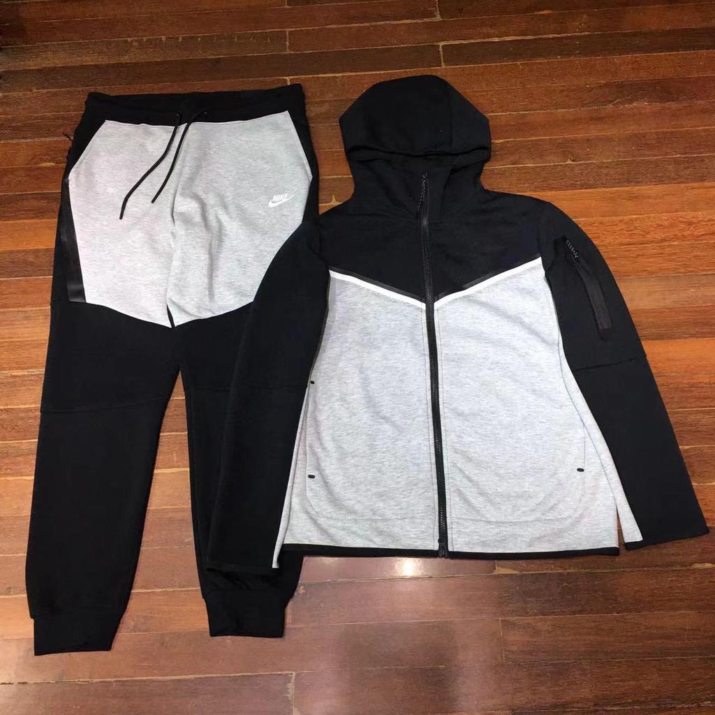 Combinaison de sport décontractée à capuche pour homme avec fermetures éclair latérales (2024)