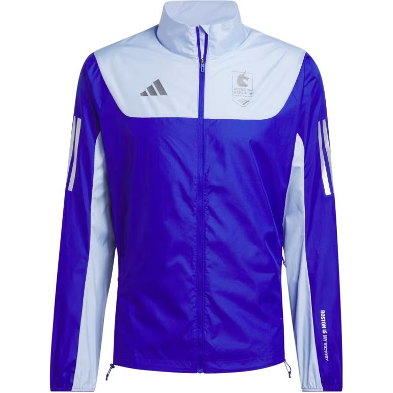 

Adidas Color Block Slim Fit Zip Long Sleeve Jacket Men Jackets Blue JN3003 L