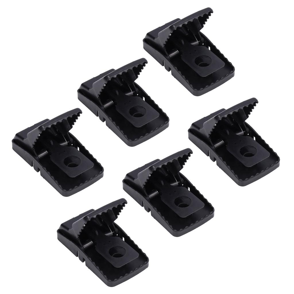 6Pcs Mouse Traps Plastic Material High Sensitivity Touchless Design Safe Reusable Rat Catcher