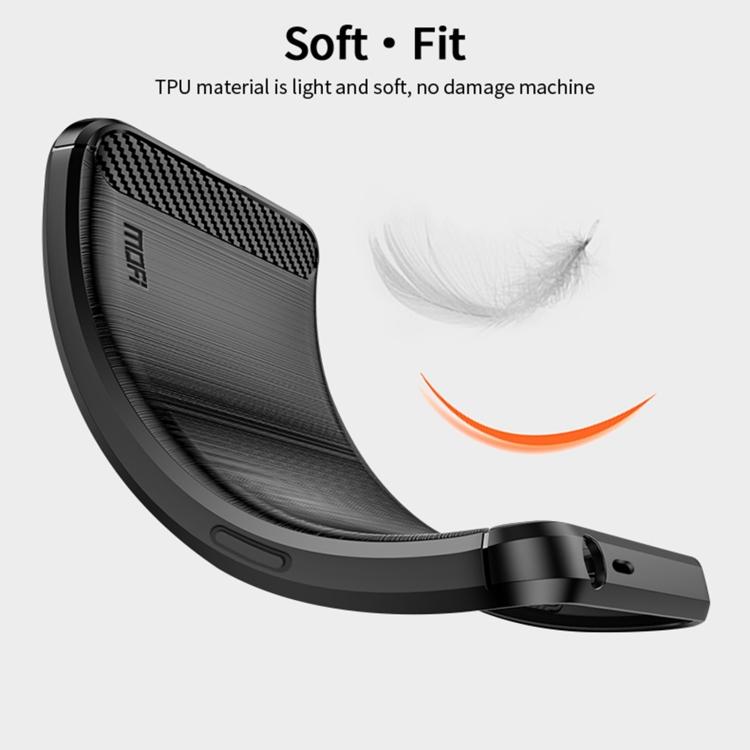 Für Nokia G11 / G21 MOFI Gentleness Series Gebürstete Textur Kohlefaser Weiche TPU Hülle