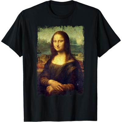 Mona Lisa by Leonardo Da Vinci Famous Painting T-Shirt