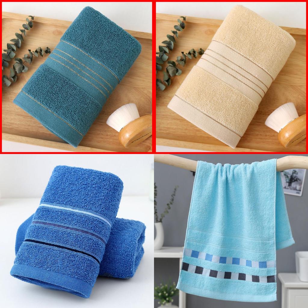 Cotton Towel With Embroidery For Home Use Perfect Absorption Gift For Women