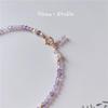 Dreamy Amethyst & Pearl Bracelet Anklet - Delicate Purple Jewelry for Women & Besties