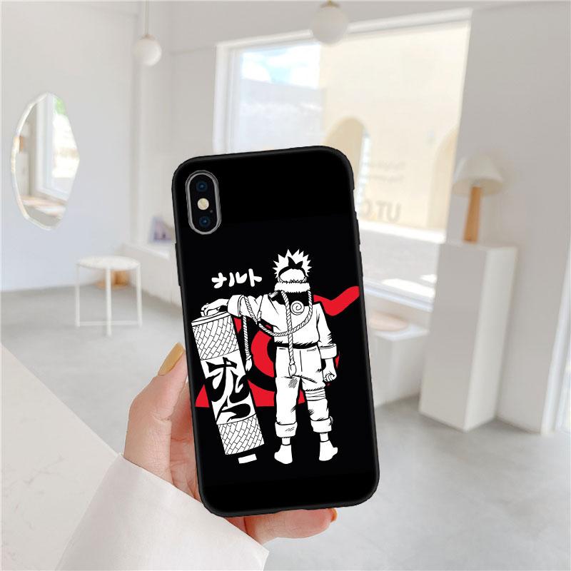 PP46 Naruto Akatsuki Soft Shell Phone Case for Samsung Galaxy S20 S21 S22 Ultra FE + Plus A21S A22 A24 A25 A26 A30 A30S A31