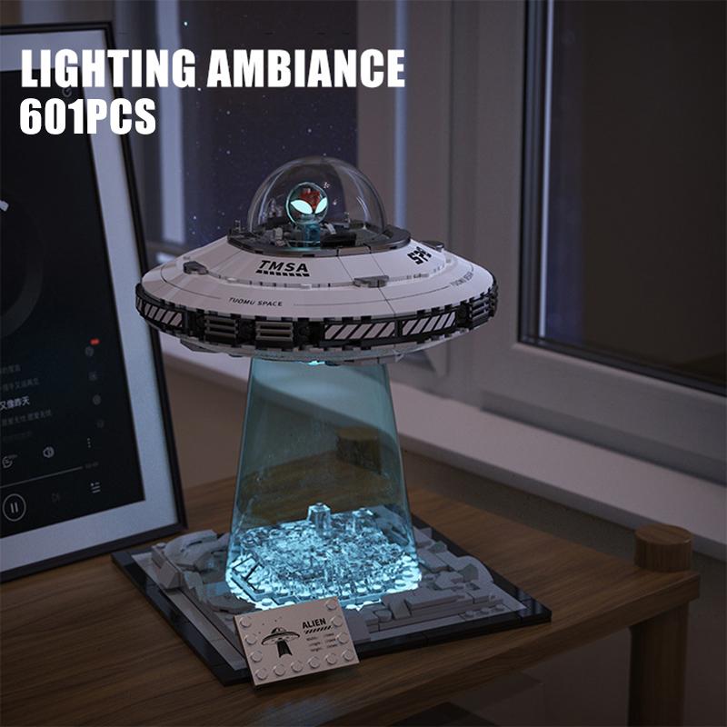 High-Quality Technical High-Quality Ufo High-Quality Spacecraft High-Quality With High-Quality Lights High-Quality Building High-Quality Blocks