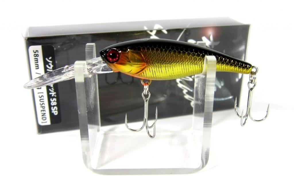 JACKALL Soul Shad SP 58мм HL Золотой Хром 5.5г